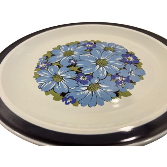 Designers Collection Stoneware Blue Shasta Dinner Plate 10.5in MCM Vintage Japan - Picture 3 of 5
